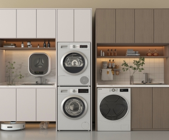 Modern Laundry Cabinet-ID:507107978