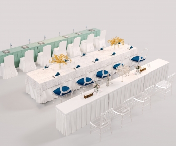 Modern Dining Table And Chairs-ID:560250046