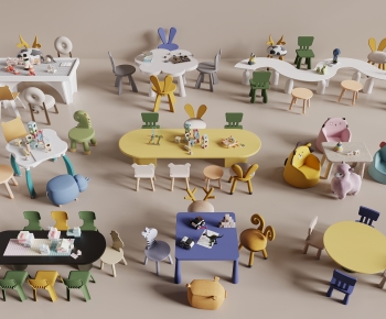 Modern Children's Table/chair-ID:273583893