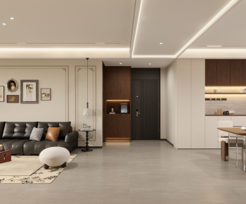 French Style A Living Room-ID:347508914