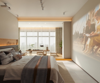 New Chinese Style Bedroom-ID:795869835
