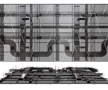 Modern Suspended Ceiling-ID:876215931