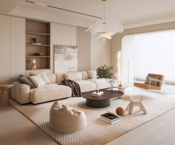 Modern A Living Room-ID:916338921