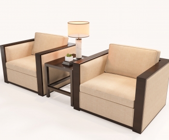 New Chinese Style Single Sofa-ID:748042117