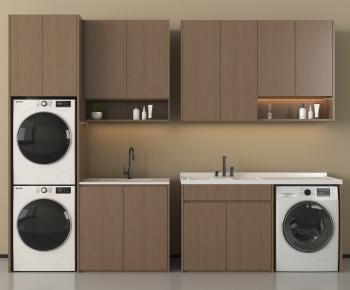 Modern Laundry Cabinet-ID:502942099