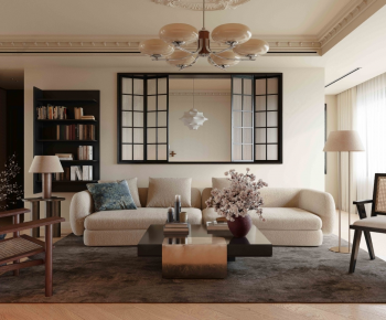 French Style A Living Room-ID:543751964
