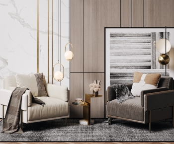 Modern Single Sofa-ID:928317072