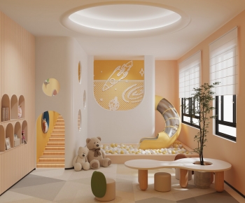 Modern Children's Room Activity Room-ID:465775011