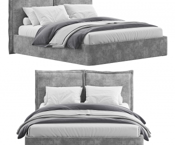Modern Double Bed-ID:629666099