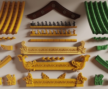 Chinese Style Building Component-ID:960309518