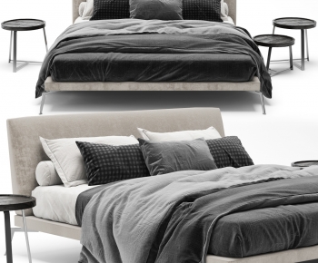 Modern Double Bed-ID:328834063