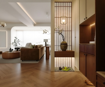 New Chinese Style Hallway-ID:670386089