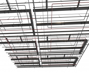 Industrial Style Suspended Ceiling-ID:239839089