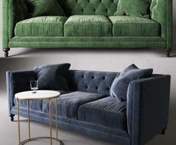 Modern Three-seat Sofa-ID:536050824