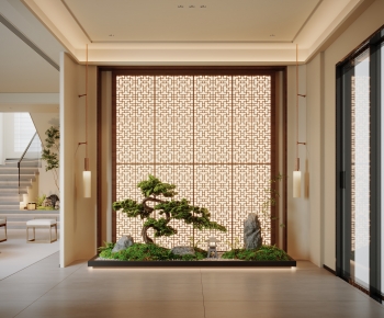 New Chinese Style Hallway-ID:187139998