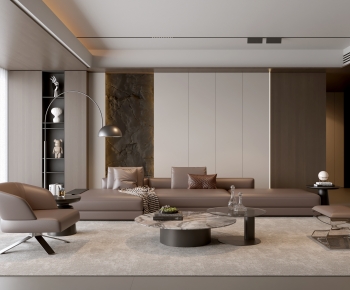 Modern A Living Room-ID:748783116