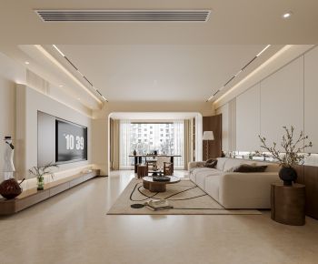 Wabi-sabi Style A Living Room-ID:596894983