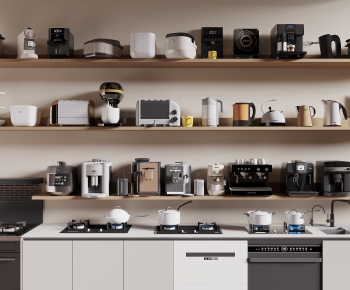 Modern Electric Kitchen Appliances-ID:973499064