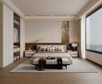 New Chinese Style Bedroom-ID:114440939