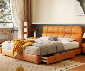French Style Double Bed-ID:669735917
