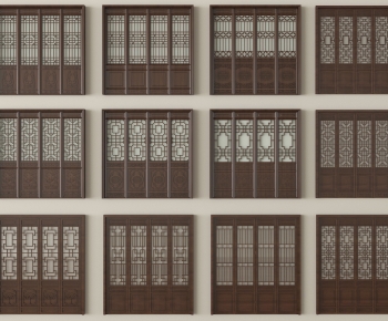 New Chinese Style Door-ID:166960952