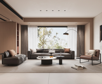 Modern A Living Room-ID:387580475