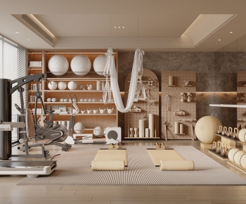 Modern Home Fitness Room-ID:608773956