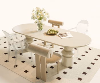 Modern Dining Table And Chairs-ID:345520973