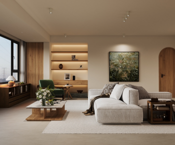 Modern A Living Room-ID:448900943