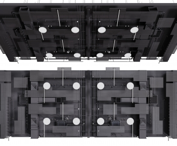 Modern Suspended Ceiling-ID:879329924