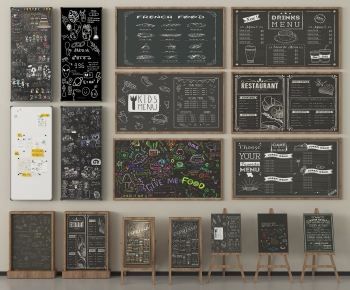 Modern Blackboard/whiteboard-ID:438298943