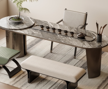 New Chinese Style Tea Tables And Chairs-ID:371314051