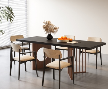Modern Dining Table And Chairs-ID:770530941