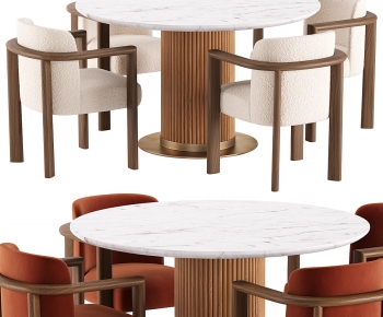 Modern Dining Table And Chairs-ID:976347925