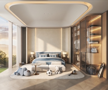 Modern Boy's Room And Son's Room-ID:969707017