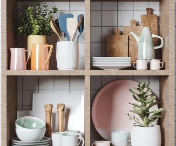 Nordic Style Cutlery/tea Set-ID:618429266