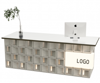 Modern Reception Desk-ID:235977899