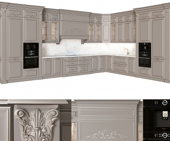 European Style Kitchen Cabinet-ID:222748995