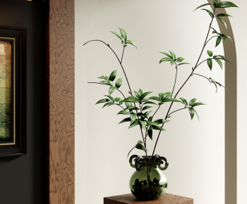 Modern Aquatic Green Plant-ID:330538033