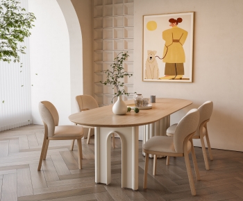 Modern Dining Table And Chairs-ID:363869745