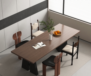 Modern Dining Table And Chairs-ID:991297012