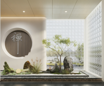 New Chinese Style Plant Landscaping-ID:241921901