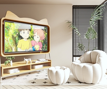 Modern Single Sofa-ID:950069434