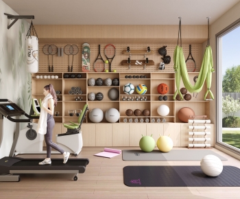 Modern Home Fitness Room-ID:928031926