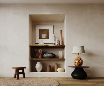 Wabi-sabi Style Table Lamp-ID:112724074