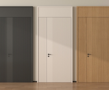 Modern Unequal Double Door-ID:612535008