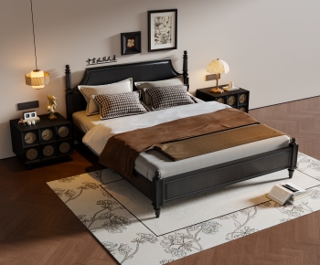 French Style Double Bed-ID:111470296