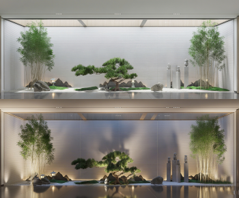 New Chinese Style Plant Landscaping-ID:934604888