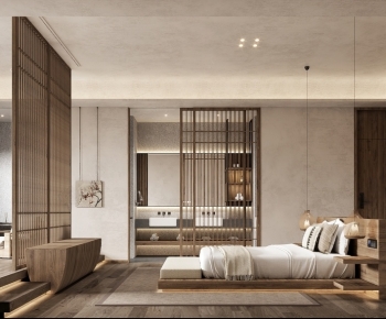 New Chinese Style Bedroom-ID:346895939