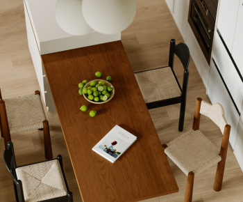 Modern Dining Table And Chairs-ID:599175933